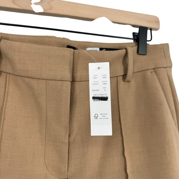 J.Crew Natalia pant four-season stretch Size 8 NWT Hthr Burnished Saddle Luxury - Picture 5 of 7